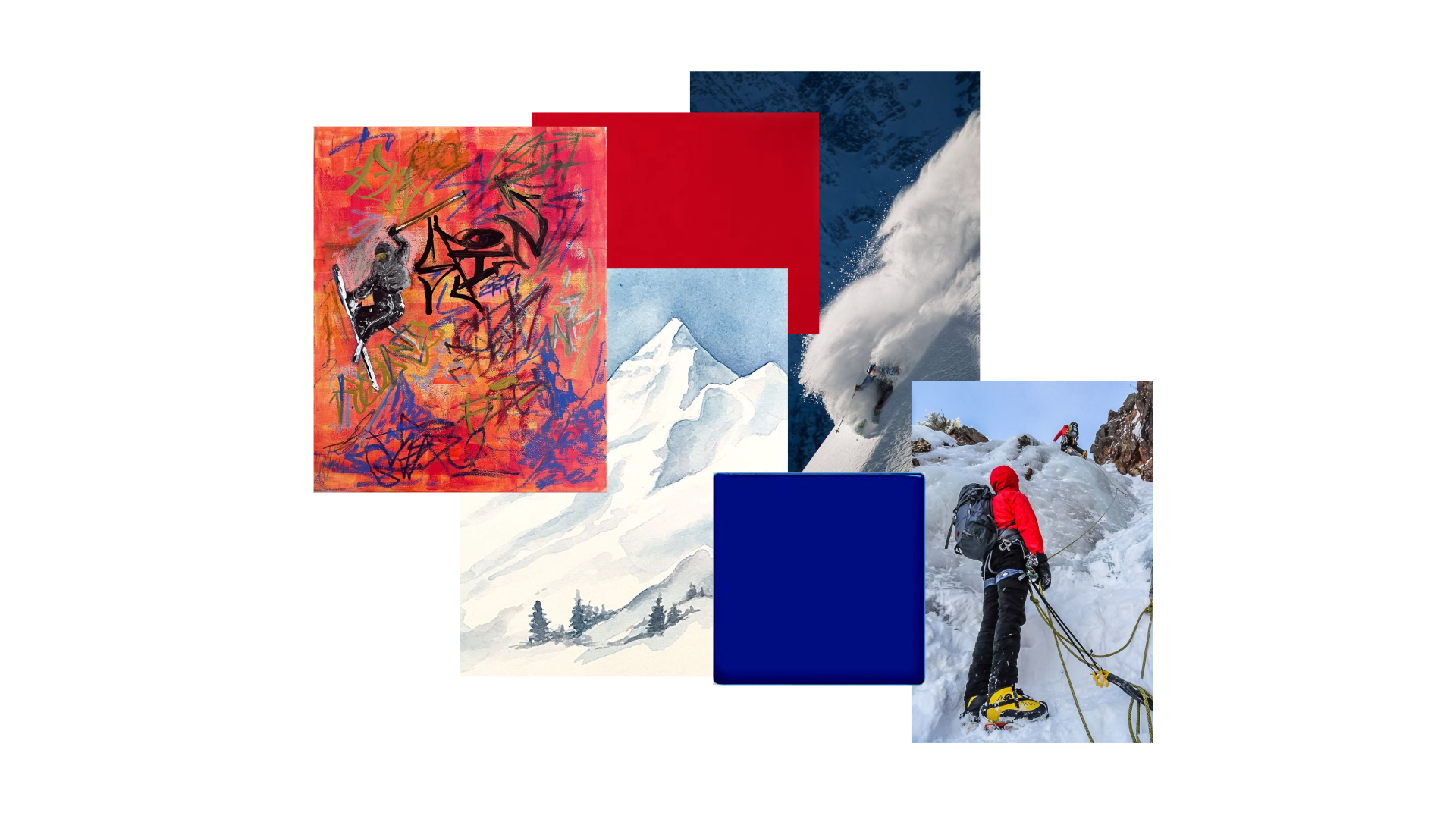 Moodboard for ute-identitet